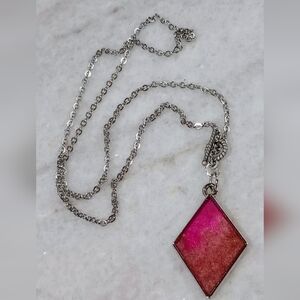 handmade resin pendant